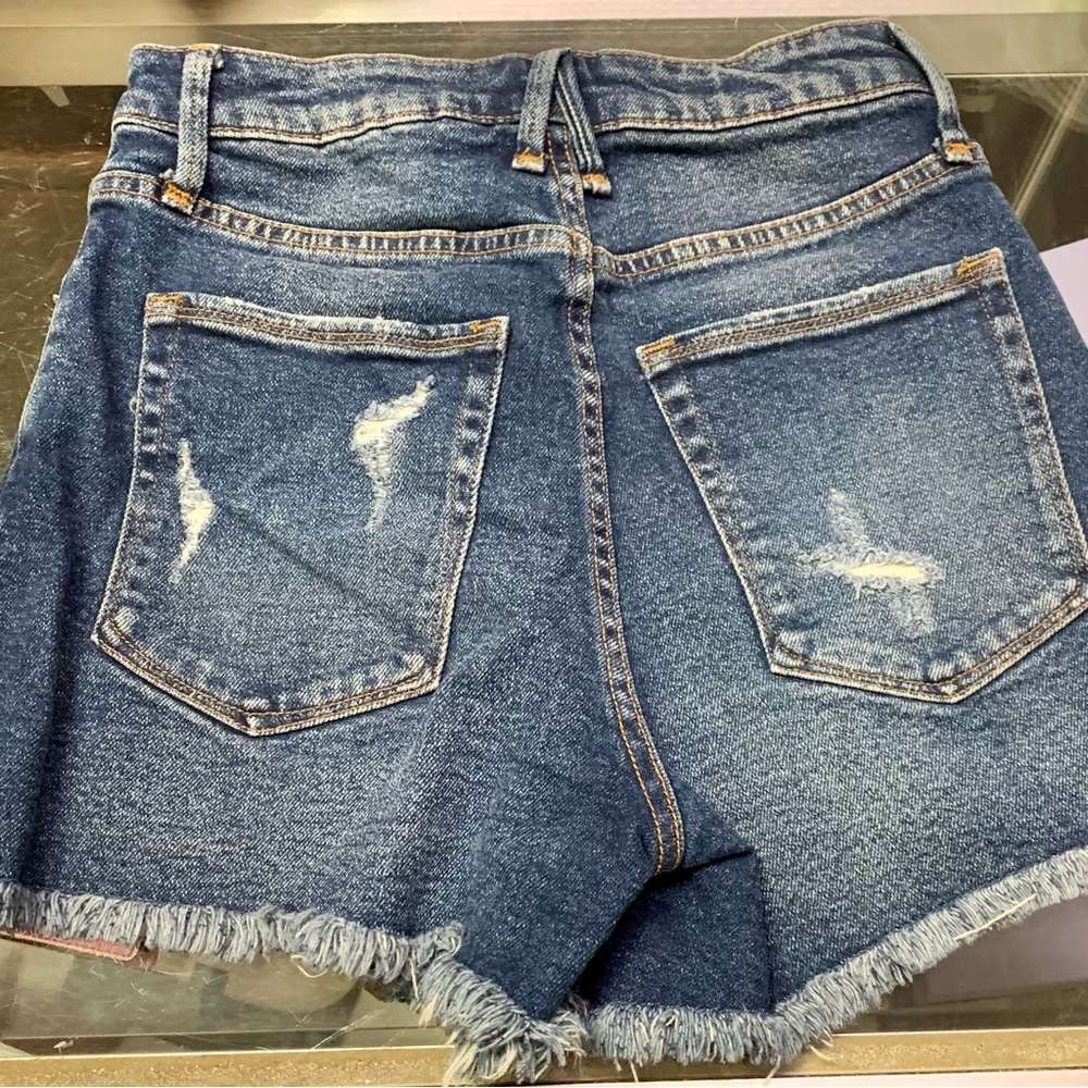 Good American Jean Shorts Button Up Size 2 - Picture 2 of 4
